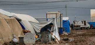 آلاف الأسر النازحة تعيش داخل مخيمات عشوائية في الفلوجة